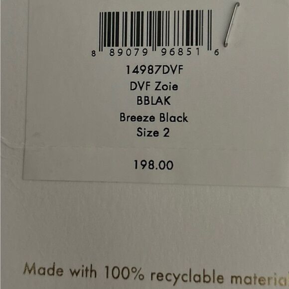 NEW Diane Von Furstenberg Zoie Black Floral Knot-Front Crop Top Blouse Size 2 - Picture 6 of 9